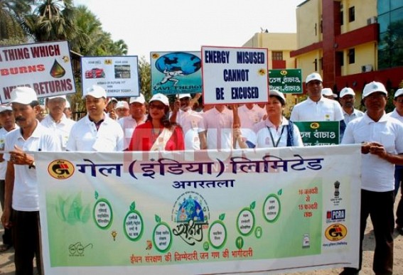Awareness rally conducted on Oil Conservation 